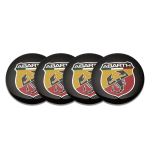 4 vnt. 56 mm automobilio emblemos ratlankio centro dangtelio lipdukai Abarth 500 Grande Stilo Punto Astra Bravo padangos centro dangtelio ženklelis Lipdukas