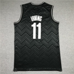 Siuvinėtas Brooklyn Nets Kyrie Irving 11 Krep&scaron;inio mar&scaron;kinėliai Vyrams Moterims Sportinė apranga Kvėpuojantis Sportinis mar&scaron;kinėlis XL gray