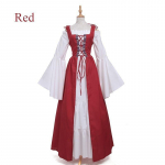 S~5XL Didelio dydžio moteri&scaron;ka retro stiliaus Cosplay suknelė Viduramžių renesanso retro stiliaus suknelė su kvadratine apykakle su juosmeniu Helovino vakarėlis L