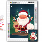 5D deimantų tapyba Kalėdų eglutė Kalėdų Senelis Sniego senelis &bdquo;Pasidaryk pats&ldquo; deimantinis siuvinėjimas Kalnų kri&scaron;tolas namų dekoravimas Full Round 20X30CM