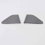 For Tesla Model 3 2Pcs trim for loudspeaker cover of front and rear door Tesla decoration Car interior The back door black