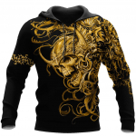 Pavasario rudens vyri&scaron;ki drabužiai Viking Hoodies Megztiniai 3D Spausdinti Skull Angel Streetwear Vintažinis ilgomis rankovėmis vyri&scaron;kos megztinės striukės M