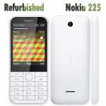 Atnaujintas originalus Nokia 225 mobilusis telefonas su 2 SIM kortelėmis No charger žalia