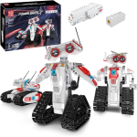 MOULD KING 15082 Robot Made Toy STEM Project, tinka vaikams nuo 6 iki 10 metų, 8-12 metų ir vyresniems nuotoliniu būdu valdomame automobilyje trys viename