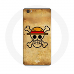 Coque pour Huawei P8 Lite Manga One Piece Tete de Mort