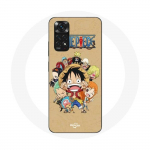 Coque pour Xiaomi Redmi Note 11 4G One piece Manga Equipage du Chapeau de Paille