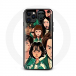 Coque Iphone 12 faces Squid Game - Maniacase