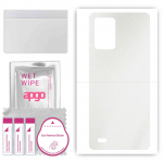 apgo Protective Skin Sticker for the back compatible with Oukitel C25, Wrap Film, Foil, Vinyl - Pattern Matte Transparent