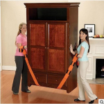 Judinami dirželiai 2 asmenims, pakeliami baldams, prietaisams, čiužiniams ar sunkiems daiktams 800 svarų be nugaros skausmo hand-held oranžinė