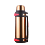 1600-3000 ml didelio termoso butelio vakuuminės kolbos nerūdijančio plieno hidroizoliuotas vandens terminis puodelis su dirželiu 48 valandų inhaliacija 2000ML black