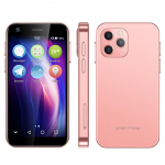 SOYES XS12 Android 10.0 I&scaron;manusis telefonas 2 GB RAM 16 GB ROM WIFI Bluetooth Hotspot GPS Mini 4G Mobilusis telefonas rožinė