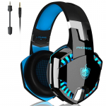 Ant galvos tvirtinamos dvigubo režimo &bdquo;Bluetooth&ldquo; žaidimų ausinės su stereo triuk&scaron;mo mažinimo ausinėmis laidiniu ir belaidžiu perjungimu