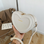 Sweet Girls Raudona &Scaron;irdelės formos Crossbody Krep&scaron;iai Madingi Moteri&scaron;kas Odinis Krep&scaron;ys per petį Naujas Kasdienis Mini Mobiliojo Telefono Krep&scaron;ys Mini(Max Length<20cm)