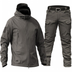 Vyri&scaron;kas žiemos lauko sniego Softshell &scaron;iltas kostiumas &scaron;ilta striukė + &scaron;iltos kelnės, 2 dalių rinkinys XXXL