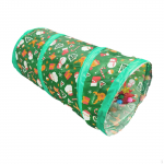 Cat Activity Maze featuring Christmas Ball, Foldable Indoor Tunnel short