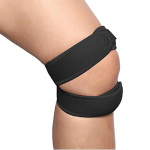 Patellar Band Kelių Kilimėliai Kompresiniai Sportiniai Kelių Kilimėliai Reguliuojamas Dvigubas Patella Guard Kelių petne&scaron;os Elastinė apyrankė mėlyna