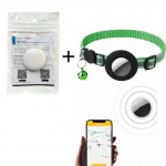 Naminių gyvūnėlių GPS sekimo priemonė i&scaron;manusis lokatorius &Scaron;unų prekės ženklas Naminių gyvūnėlių aptikimo ne&scaron;iojamasis sekiklis Bluetooth skirtas Katės &scaron;uniui Pauk&scaron;čių įra&scaron;ų stebėjimo įrankis