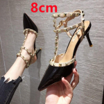 Moteri&scaron;ki mados užmaunami ofisiniai raudoni auk&scaron;takulniai batai, moteri&scaron;ki klasikiniai juodi auk&scaron;tos kokybės ofisiniai auk&scaron;takulniai, Zapatos Dama &scaron;aunūs kulnai G6166 38