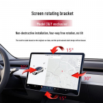 Tesla Model 3/Y besisukantis centrinio ekrano laikiklis MODEL 3 (2017-2023)