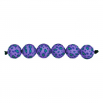 5 perles acid leo lilas &Oslash; 16 mm