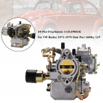 34 Pict-3 Karbiuratorius 113129031K VW Vabalams 1971-1979 Dvigubas Įsiurbimo Kanalas 1600cc 12V