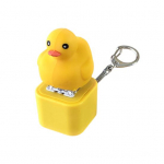 1/2/3 vnt. Ducky Caps raktų pakabukas, fidget žaislas, garsinis pakabukas, streso mal&scaron;intuvas, ančiuko klaviatūros fidget žaislas, raktų pakabukas 1pc