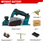 ONEVAN 30000 RPM Belaidis Elektrinis Oblius &Scaron;lifuoklis Be&scaron;epetėlis Elektrinis Frezavimo Įrankis Medžio Pjovimo Įrankis Medienos Apdirbimas Skirta 18V Makita Baterijai 1 Battery 1 EU Plug
