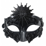 Romėnų Saulės Dievas Steampunk Fantomas Maskarado Cosplay Kaukė Plastikinė Pusė Veido Vyrams Moterims Punk Karnavalas Helovino Rekvizitai &Scaron;okių Kaukė auksas