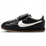 Nike Cortez Leather SE Tiempo Pack - Juodi Unisex sportbačiai Balti su Guma-Rudos spalvos IM4843-010 41