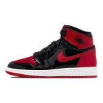 Air Jordan 1 Retro High OG GS Patent Bred Vaikų sportbačiai Juodi Balti Varsity-Raudoni 575441-063 36