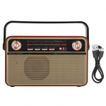 FM/AM/SW Radijas Namų reikmenys FM/AM/SW Radijas Ne&scaron;iojamas USB įkrovimo radijo imtuvas skirtas U diskui, Bluetooth, atminties kortelei, namų USB radijas