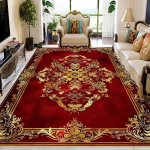 Europieti&scaron;kas Retro Gėlėtas Didelis Kilimas Svetainei Prabangus Dekoravimas Kilimas 200x300 cm Neslystantis Miegamojo Drabužinės Plaunamas Mink&scaron;tas Kilimėlis 80*120cm