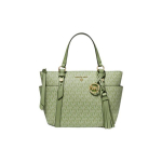 Michael Kors Mk Sullivan Klasikinis monogramos ra&scaron;to kutas Madinga kelioninė rankinė su raidės logotipu dirbtinės odos Rankinė per petį Maža 30H1GUPT5V-378 Basic Set (Bag+Dust Bag)