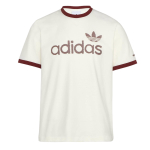Adidas Originals Ringer medvilninis sportinis megztinis trumpomis rankovėmis T-shirt vyri&scaron;ki vir&scaron;utiniai drabužiai KY8452 S