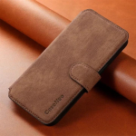 Atverčiamas dėklas Xiaomi Redmi Note 17 Pro Max 5G 2026 2-in-1 Nuimama odinė piniginė Magnetinis galinis dangtelis Redmi Note 17 Pro Funda Redmi Note 17 5G ruda