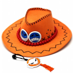Vienetinis Anime Cosplay Rekvizitas D Ace Luffy Cowboy Chopper Tony Pirates Skull Kostiumų priedai Dovanos