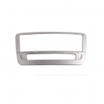 Decoraci&oacute;n de coche, para Mercedes Benz AB GLA CLA class compartimento central para coche, panel de CD, pegatina de molduras de marcos (Opciones de Plata gray