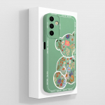 Telefono dėklas skirtas Samsung Galaxy A15 A 15 4G 5G dangtelis Prabangus mados dizainas matinis juodas kvadratas Auk&scaron;tos kokybės mink&scaron;tas skystas silikoninis apvalkalas, skirtas Samsung buferiui Samsung A15