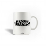Mug en C&eacute;ramique League of Legends Logo Noir Blanc