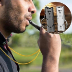 Sifflet de Secours en acier inoxydable 150 D&eacute;cibels