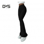 Moteri&scaron;kos kelnės auk&scaron;tu elastingu juosmeniu, tamprus, vientisos spalvos siūlas, plonas, platėjantis apvadas, mink&scaron;tas, &scaron;iltas viso ilgio jogos sportinės kelnės rudens žiemos sportinės kelnės XL