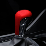 Automobilio pavarų galvutės perjungimo svirties rankenos dangtelio apdailos lipdukas Mazda 2 3 6 BM GJ Demio CX3 CX5 CX8 CX9 Axela 2014-2024 2024 priedai raudona