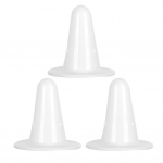 3PCS Plastic White Cow Fake Hard Nipple Safe Healthy Livestock Milking Machine AccessoryWhite balta