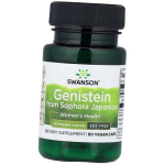 Genisteinas i&scaron; japoninės soforos, Genistein from Sophora Japonica 125, Swanson 60 veg. kaps. (71280384) 60vcaps