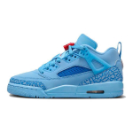 Air Jordan Spizike Low GS Houston Oilers Vaiki&scaron;ki sportbačiai Mėlyni Futbolo-mėlyni Fontano-mėlyni FQ3950-400 36.5