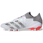 Adidas Predator Apvalus pir&scaron;tas Suvarstomi AG (Guminės trumpos smeigės) Neslystantys Patvarūs Futbolo Batai Vyri&scaron;ki Futbolo Batai Balti Pilki GZ2806 42⅔