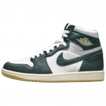 Air Jordan 1 Retro High OG Fir Pro Green Moteri&scaron;ki kedai &Scaron;viesiai dramblio kaulo spalvos Kokoso pienas FD2596-101 38