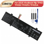 Auk&scaron;čiausios kokybės baterija ASUS VivoBook Flip TP412 TP412U TP412FA TP412UA C31N1733 ne&scaron;iojamam kompiuteriui 3640mAh