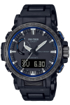 Casio Pro Trek Climber Line Saulės laikrodis su biomasės juodu plastiku, valdomas radijo bangomis, PRW-61FC-1JF, Vyri&scaron;kas,