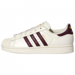 Adidas Originals Superstar 2 Skateboard Shoes Women's White Burgundy KI3570 38⅔